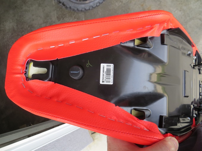 CRF300L - underside of seat