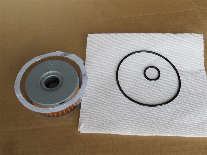 Oil filter and O-rings - DR650SE