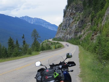 Hwy 6 a little north of Slocan - fun times ahead!