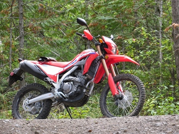 2023 Honda CRF300L at Little Pinaus Lake, BC (2024)