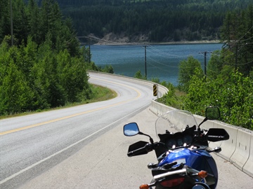 Hwy 6, about 23 km south of Nakusp